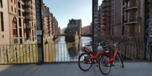 Per Rad durch die Speicherstadt